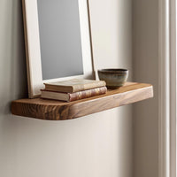 Floating Shelf – Solid Wood Wall Shelf for Kitchen, Living Room & Bedroom | Modern Handmade Home Décor