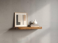 Floating Shelf – Solid Wood Wall Shelf for Kitchen, Living Room & Bedroom | Modern Handmade Home Décor