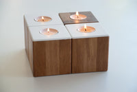 Modern wooden candle holder / wedding gift ideas