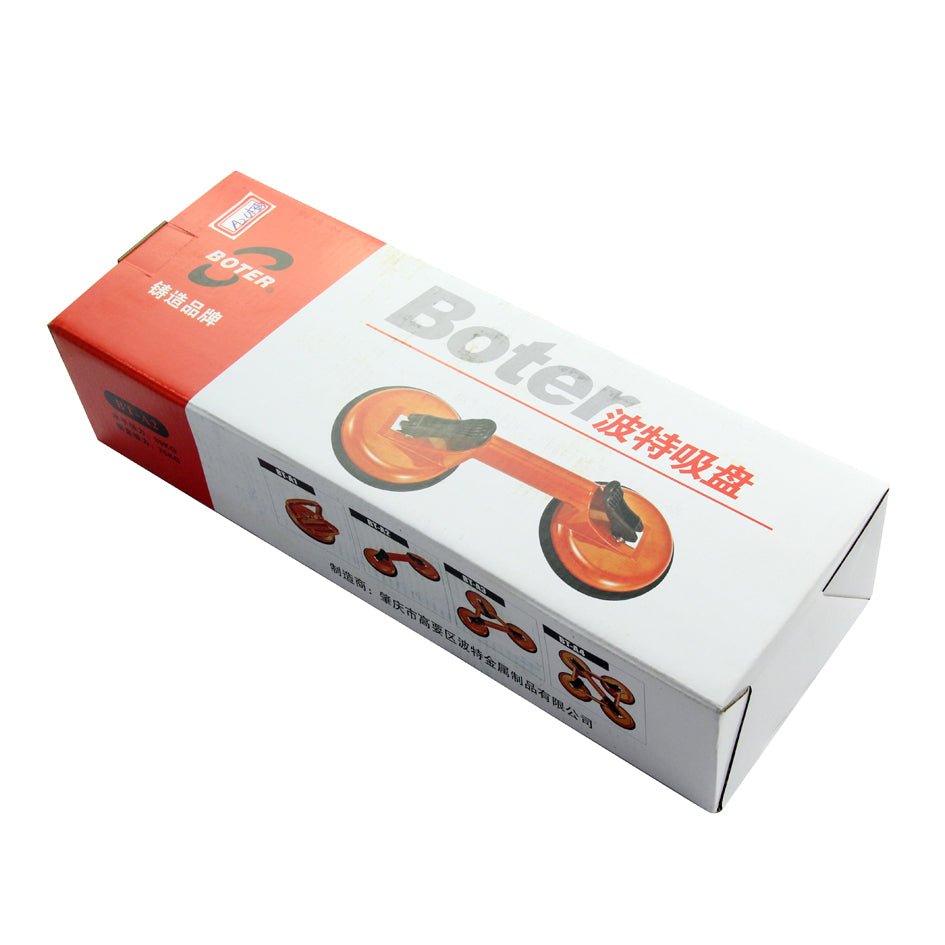 Double suction cup, tile and glass lifter