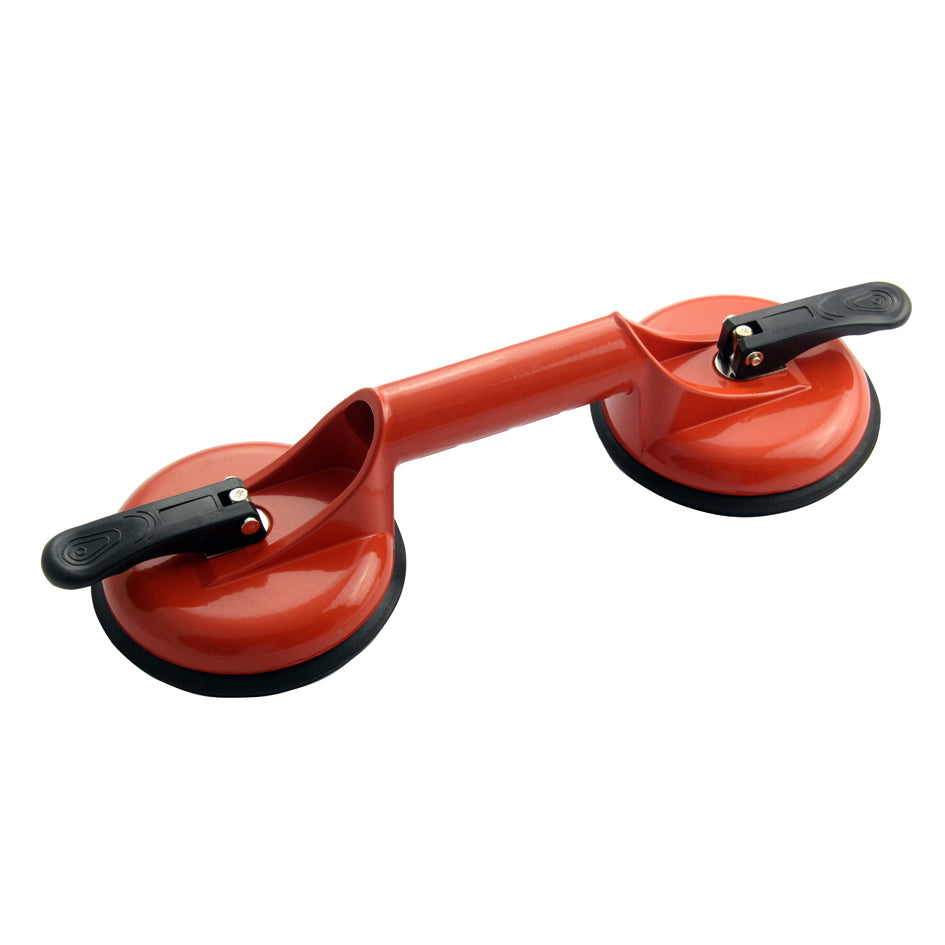 Double suction cup, tile and glass lifter