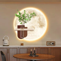 Home Decoration Modern Luxury LED Light Painting MDF 3D Sandstone Painting Wall Art Wall Painting