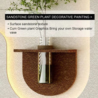 Home Decoration Modern Luxury LED Light Painting MDF 3D Sandstone Painting Wall Art Wall Painting