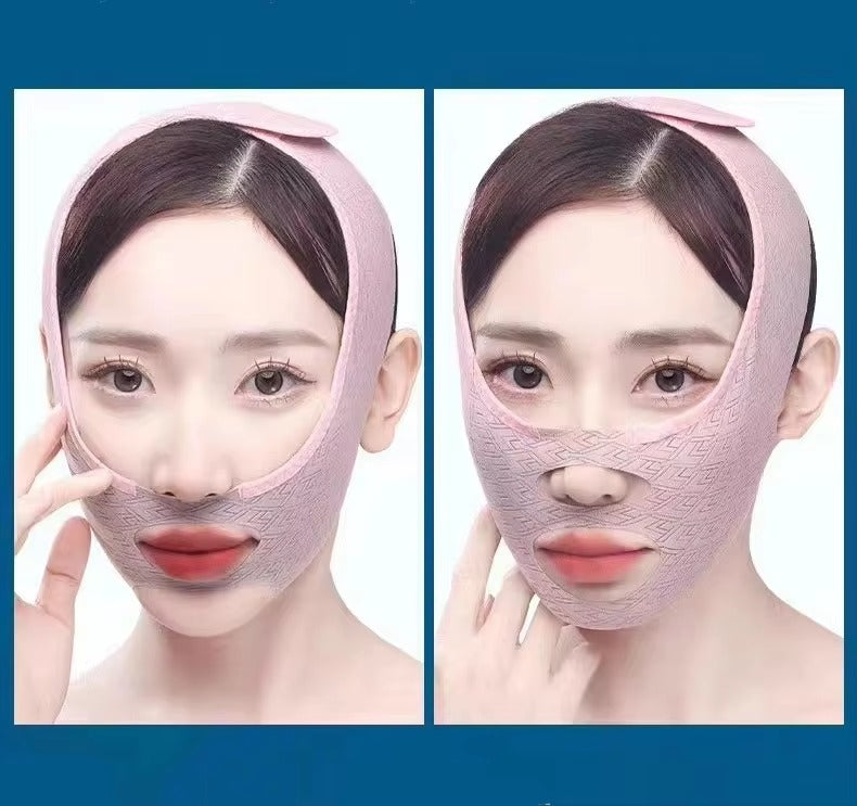 Beauty Face Sculpting Sleep Mask Double Chin Reducer V Shaped Slimming Face Mask  Reusable Facial Shaped up Lift Mask