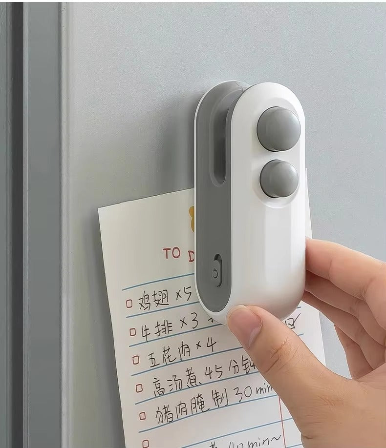 Mini Bag Sealer USB Rechargeable Chip Bag Sealer Heat Seal Tool Portable Handheld Vacuum Food Sealer