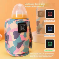 Electric Milk Bottle Warmer, Adjustable Household Baby Bottle Insulation Cover for Outdoor Use