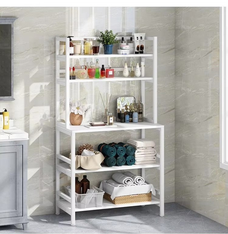 Kitchen Bakers Rack Utility Storage Shelf Microwave Oven Stand, Industrial Microwave Cart Kitchen Stand