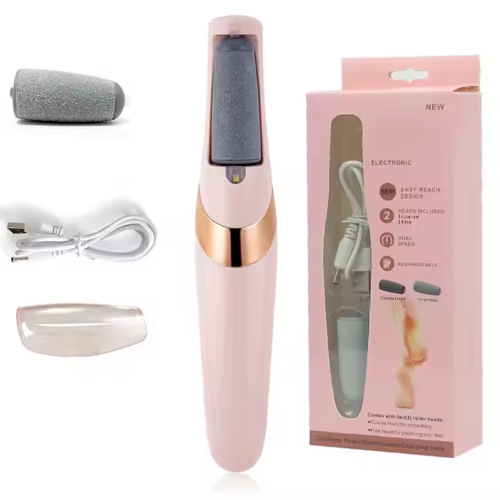Electric Foot File Callus Remover Professional Wet & Dry Dead Skin Remover Foot Grinder Rasp Scraper Pedicure Tool for Foot Care
