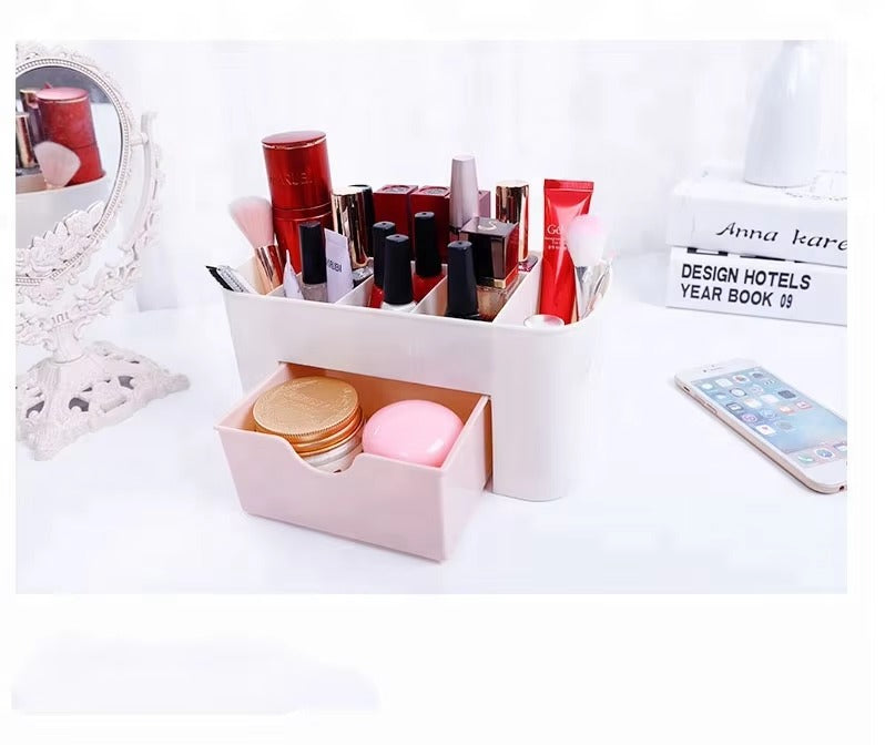 Cosmetic Organizer Desk Organizer clear Makeup Organizer with Drawer