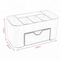 Cosmetic Organizer Desk Organizer clear Makeup Organizer with Drawer