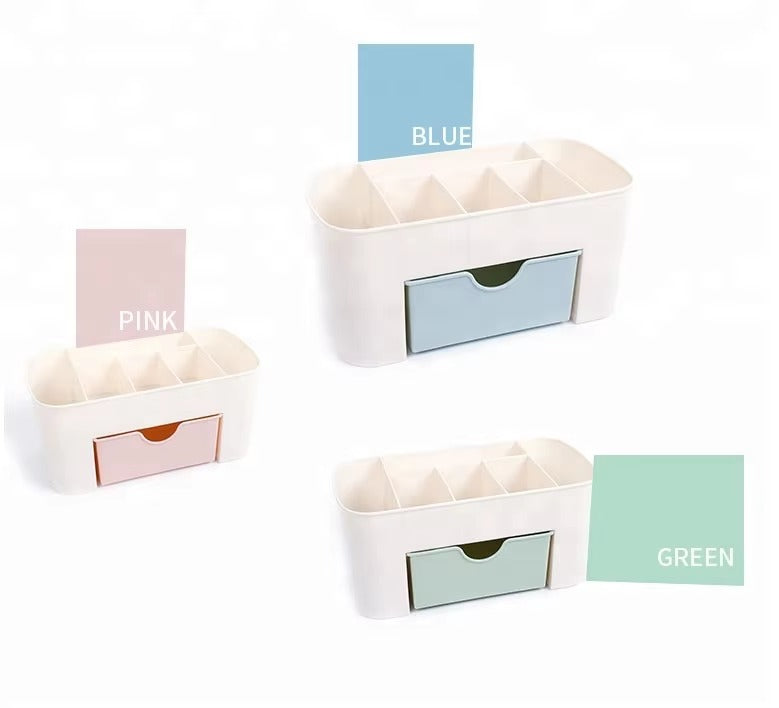 Cosmetic Organizer Desk Organizer clear Makeup Organizer with Drawer