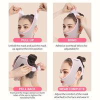 Beauty Face Sculpting Sleep Mask Double Chin Reducer V Shaped Slimming Face Mask  Reusable Facial Shaped up Lift Mask