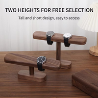 Wood Watch Display Stand Wooden Jewellery and Clocks Show Booth Solid Wood T Bar Display Jewelry Storage Stand