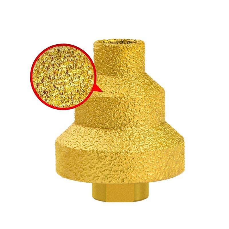 Diamond Chamfer Stepped Cone Drill Bits for Ceramic Marble Granite