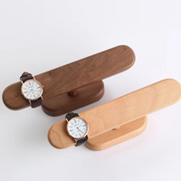 Wood Watch Display Stand Wooden Jewellery and Clocks Show Booth Solid Wood T Bar Display Jewelry Storage Stand