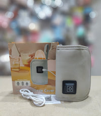 Electric Milk Bottle Warmer, Adjustable Household Baby Bottle Insulation Cover for Outdoor Use
