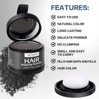 Hair Shadow Powder Instantly Conceals Hair Loss Hairline Powder for Women & Men