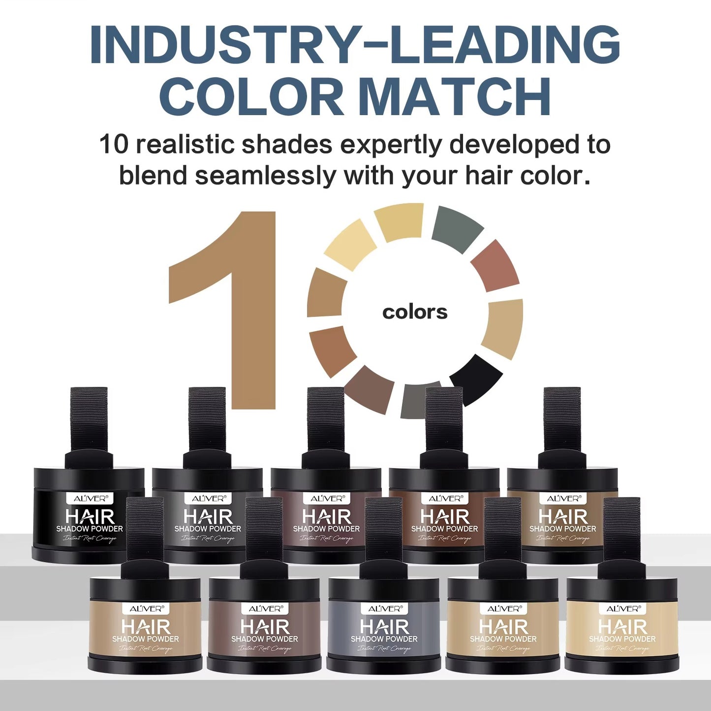 Hair Shadow Powder Instantly Conceals Hair Loss Hairline Powder for Women & Men