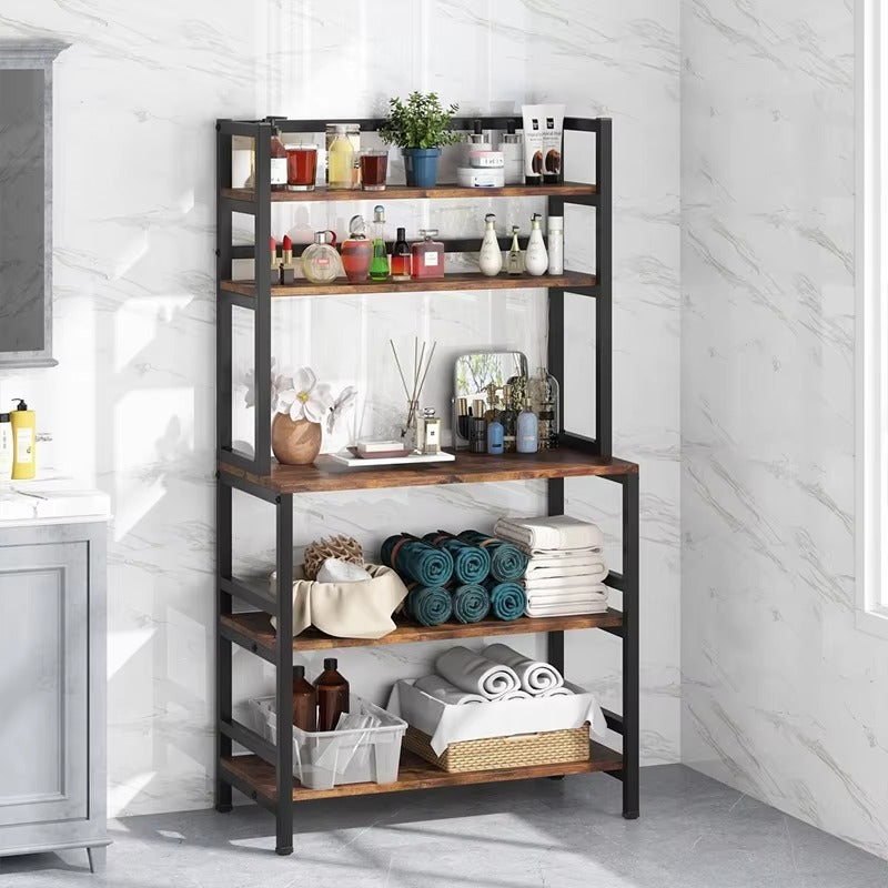 Kitchen Bakers Rack Utility Storage Shelf Microwave Oven Stand, Industrial Microwave Cart Kitchen Stand