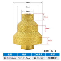 Diamond Chamfer Stepped Cone Drill Bits for Ceramic Marble Granite