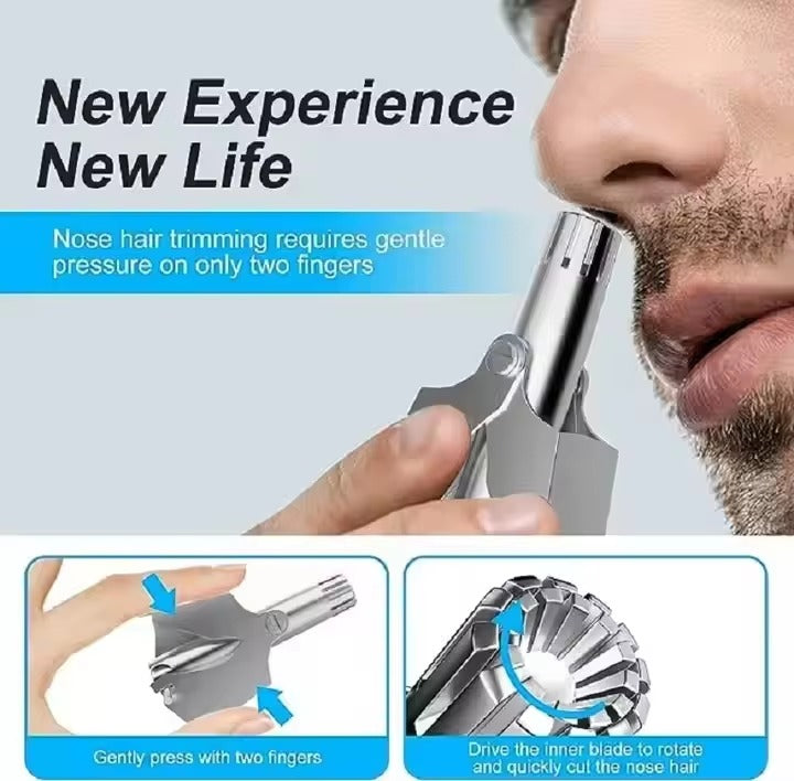 Manual Stainless Steel Waterproof Household Sundries Painless Product Articles for Daily Use Nose Hair Trimmer