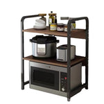 Kitchen Shelf Microwave Oven Rack Household Double Countertop Desktop Rice Cooker Stand Organizer