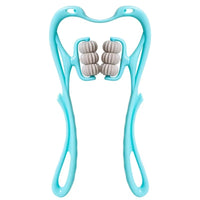 6 Ball Handheld Dual Pressure Point Manual Neck Massager Roller