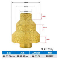 Diamond Chamfer Stepped Cone Drill Bits for Ceramic Marble Granite