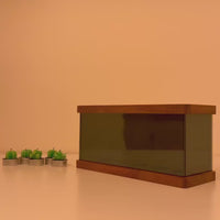 Infinity Mirror Candle Holder, Infinity Cube, Unique Tealight Holder, Wooden Candle Holder